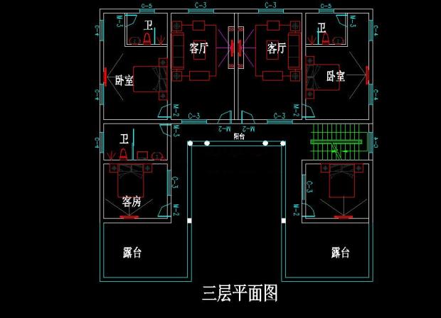 四世同堂的家族建一栋这样的中式四合院别墅够住了吧!