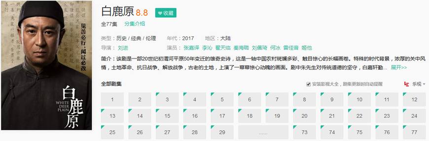 2017年豆瓣評分最高的5部電視劇,有你喜歡看的嗎?