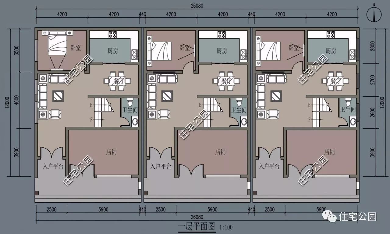 商住一体房屋设计图图片