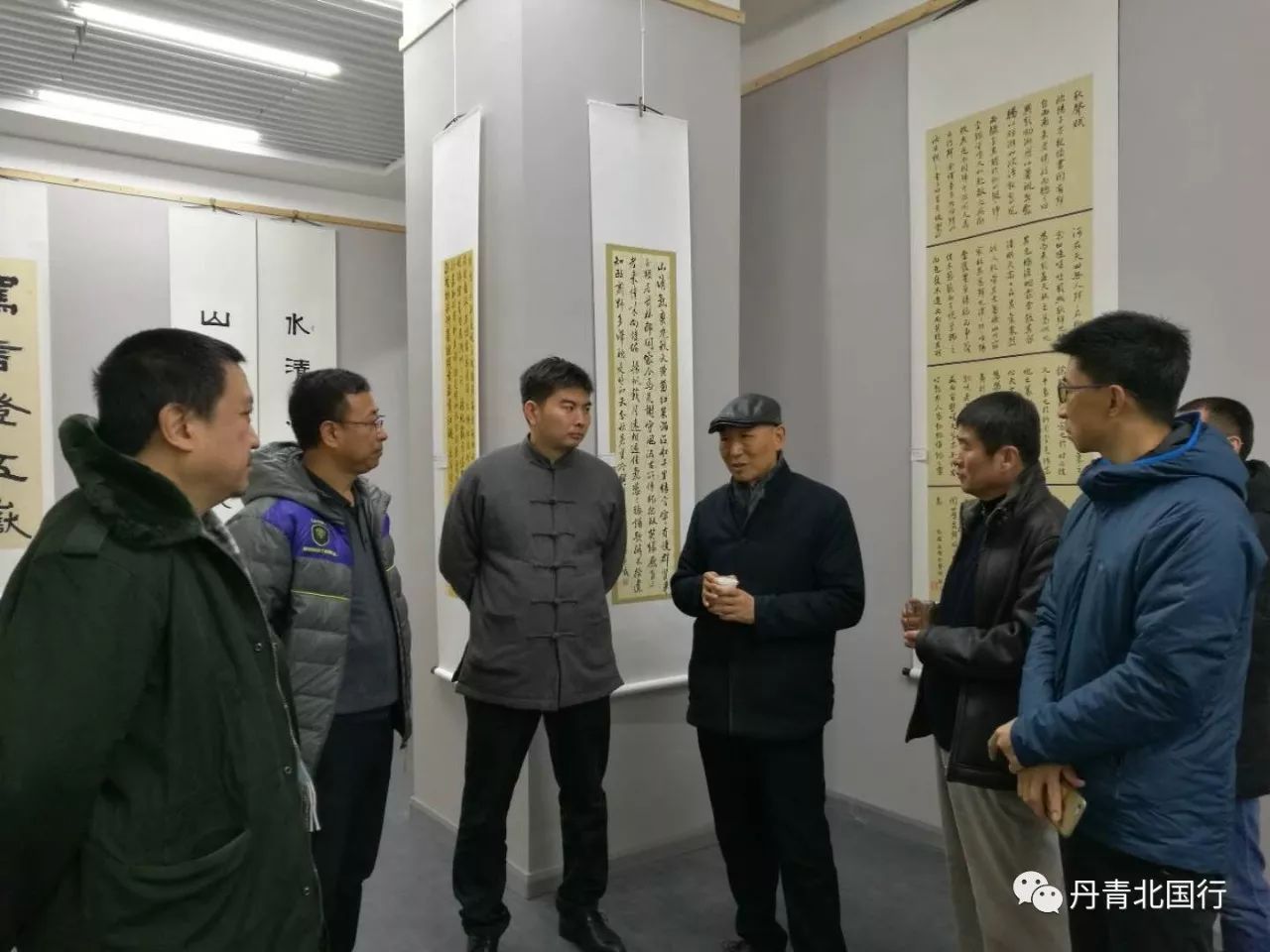 鲁美韦尔申院长来观展聂成文先生题词"不忘初心 砥砺前行"祁毓麟