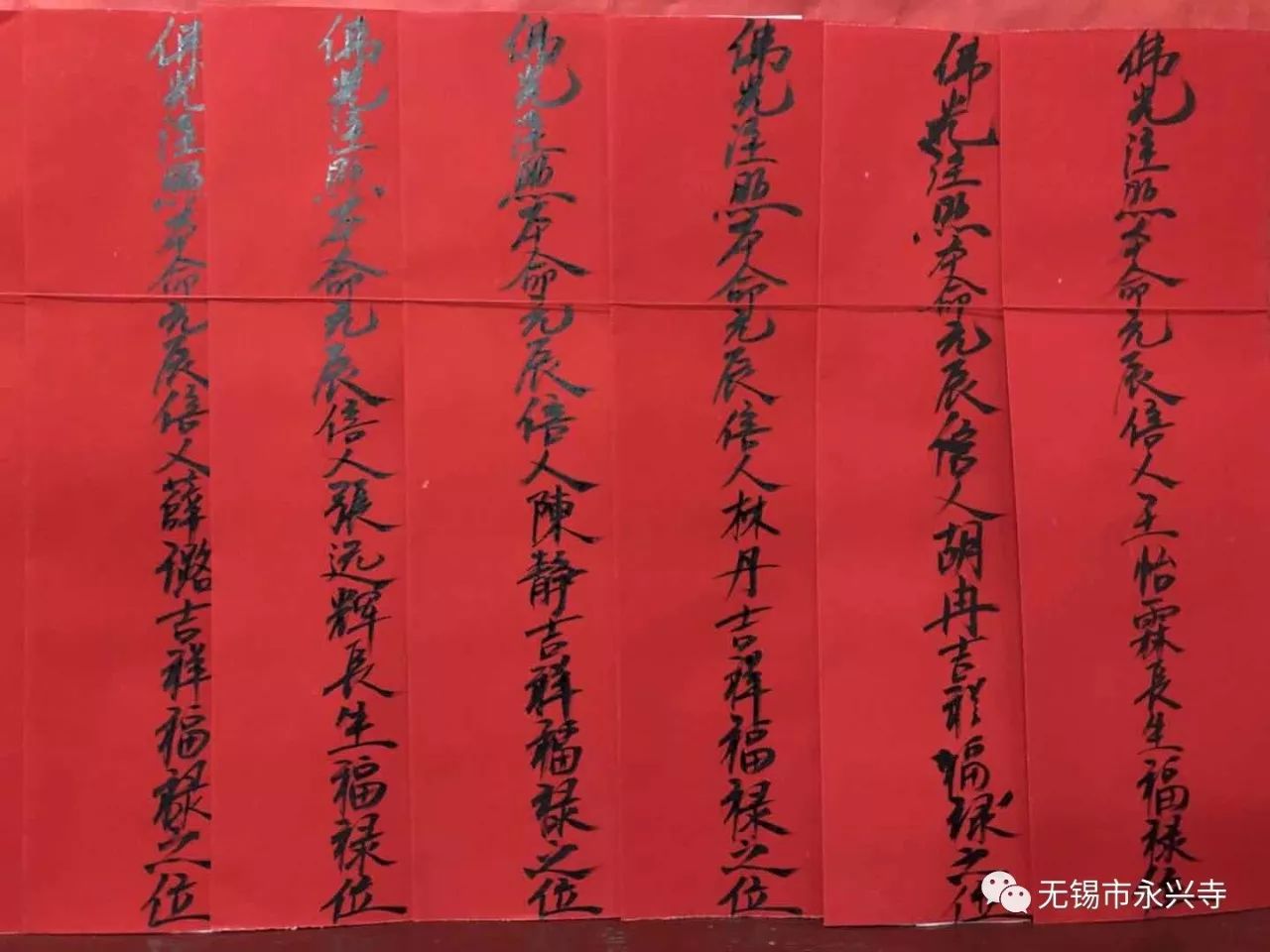 廿九日祝永兴寺善信:凌清如 曹月华 陈益明 陈宜荟 荣静 林丹 陆霞 缪