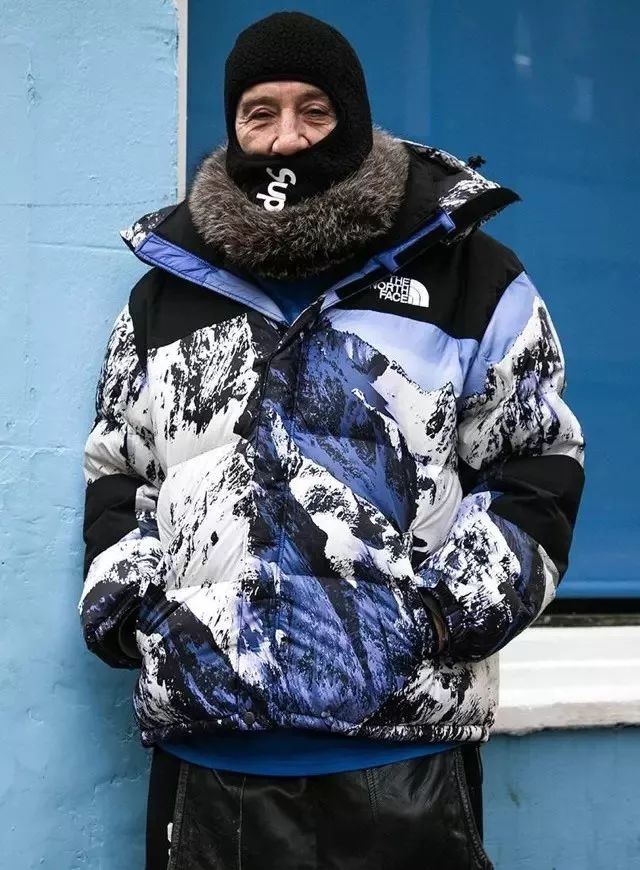 8788尺码:xl颜色:雪山supreme 17fw tnf mountain parka 联名雪山冲锋