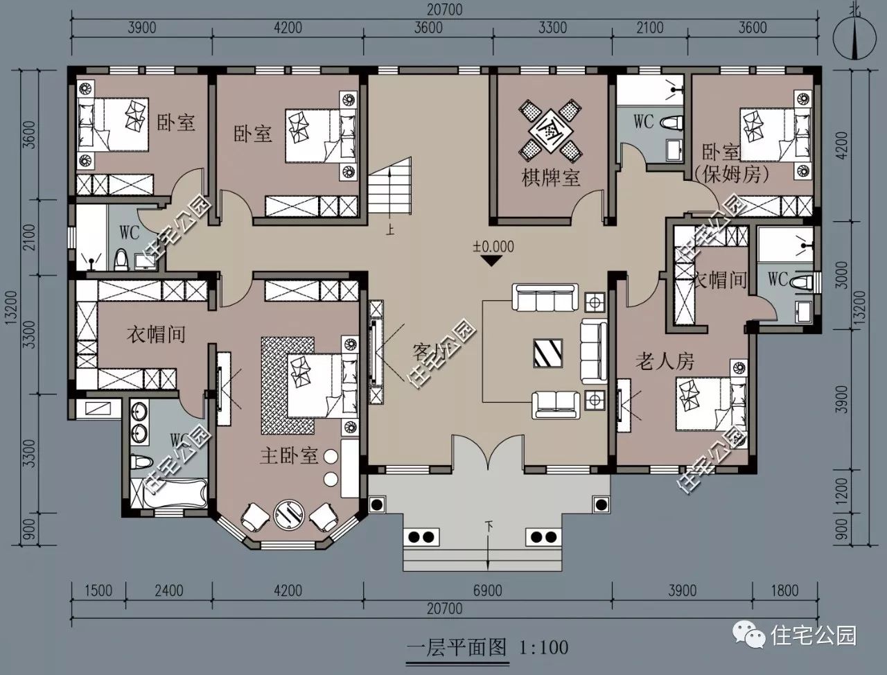 独立厨房餐厅 阁楼神龛 阳光房,26x31豪华别墅(全图 预算 视频展示)