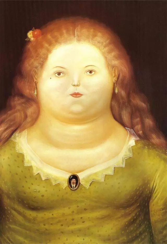 艺术胖胖的蒙娜丽莎
