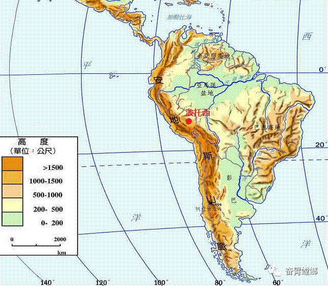 安第斯山脉的位置图片