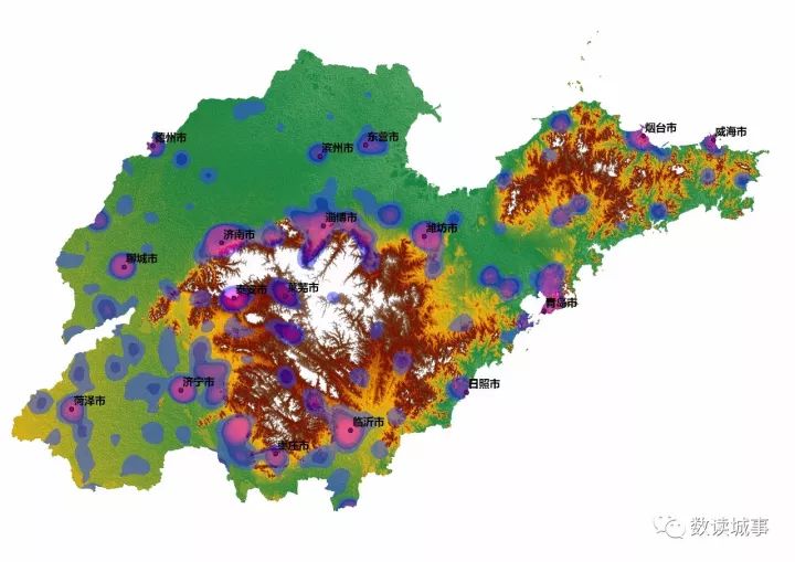 涨姿势地形是如何影响人口与城市分布的