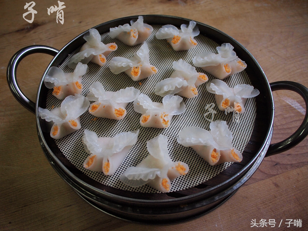 小动物水饺包法图片