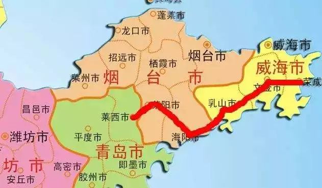 乳山市地理位置图片