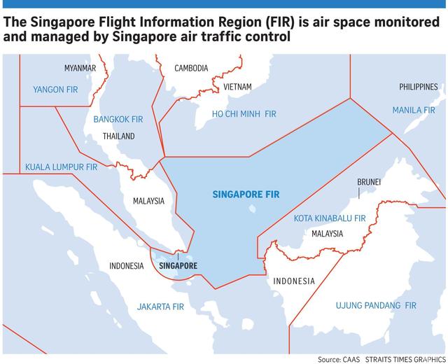 部分軍機起降需報告新加坡印尼欲奪飛行情報區管理權