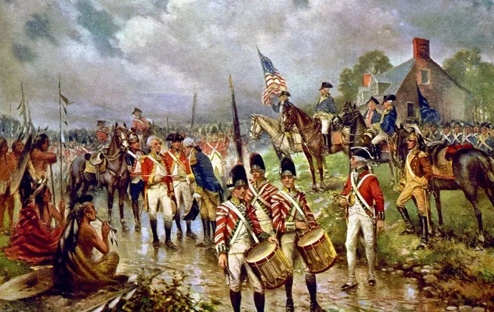 在美国独立战争中,爆发于1781年的约克镇围城战役(battle of yorktown