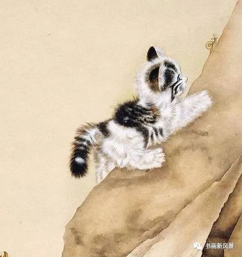 米春茂画猫仔这是画家米春茂笔下的一组可爱的猫仔