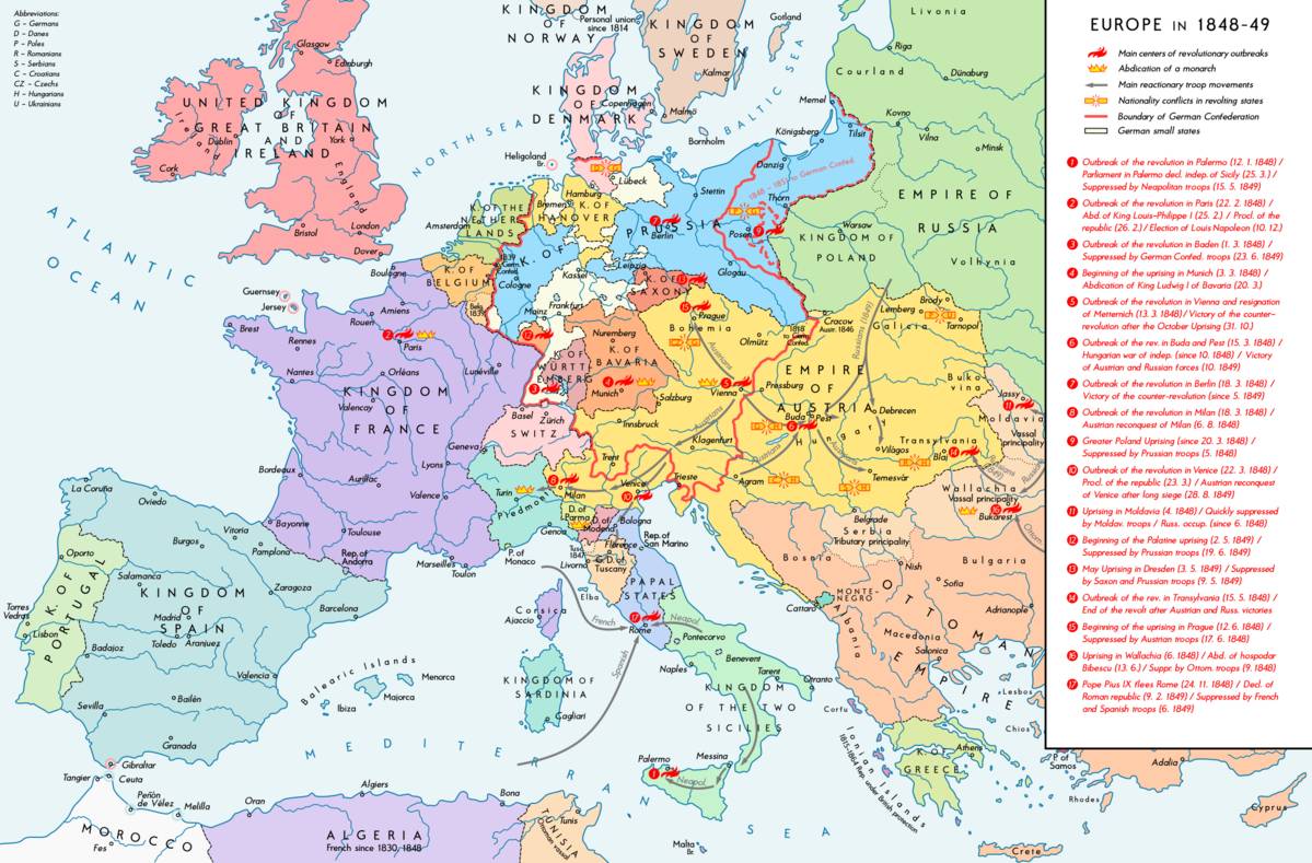 19世纪欧洲地图图片
