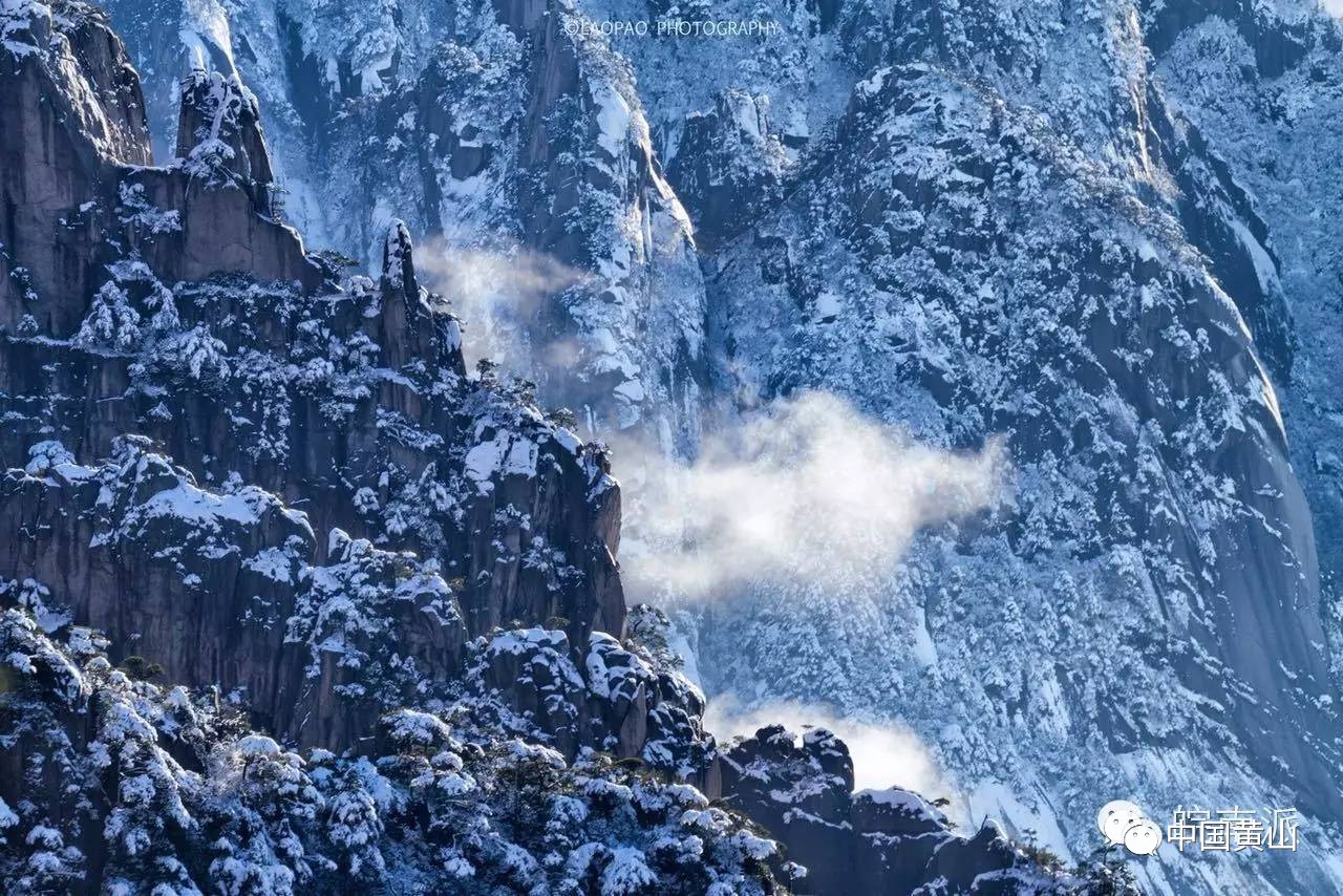 惊艳黄山雪一夜经天绘丰姿别样工