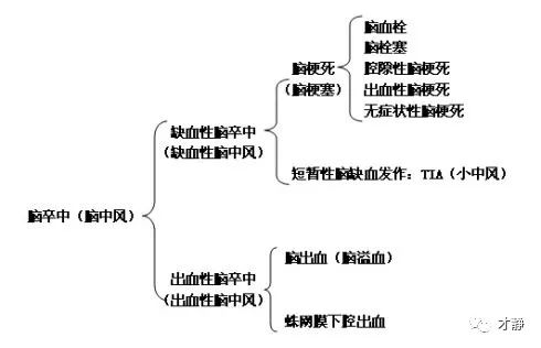 脑中风思维导图图片