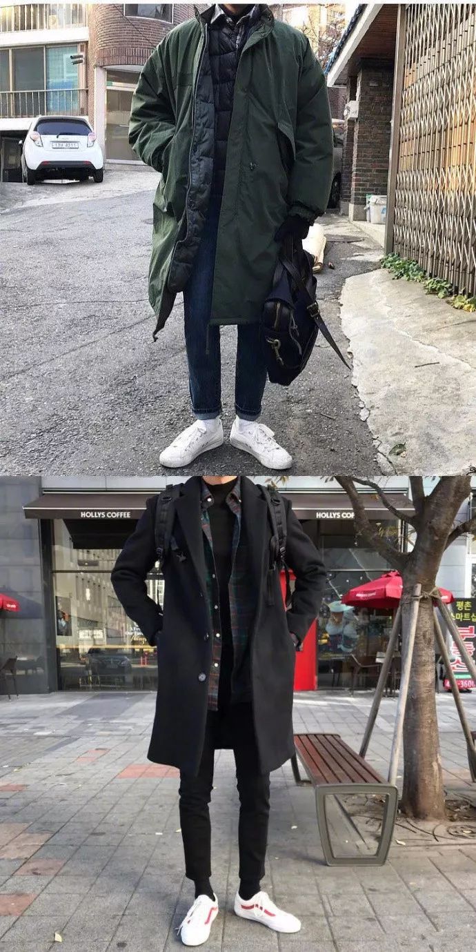 韩国男生冬天穿搭图片
