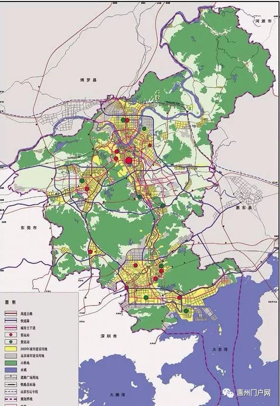 惠州规划图2030图片