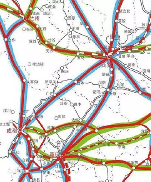 西渝高铁是西安到重庆的高速铁路,是国家《中长期铁路网规划"八