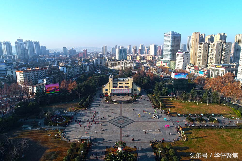 襄阳城全景图图片