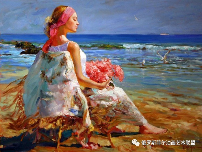 美丽女人│俄罗斯当代画家vladimirvolegov油画作品欣赏