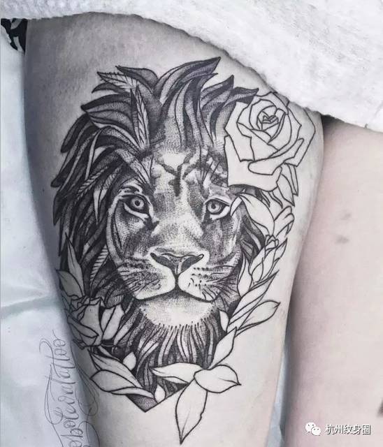 tattoo紋身素材獅子座leo