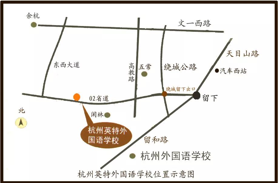杭州外国语学校平面图图片