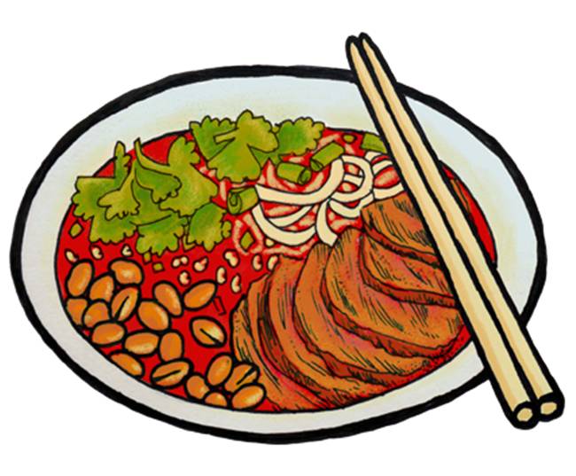桂林特色美食简笔画图片