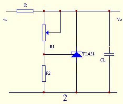 2: 可調穩壓電源(附圖2)vo 可在2.5~36v 之間調節.