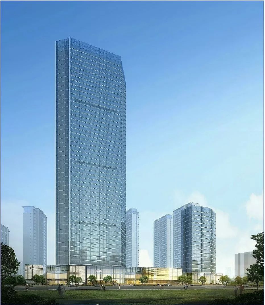 吴中太湖新城370米高楼图片
