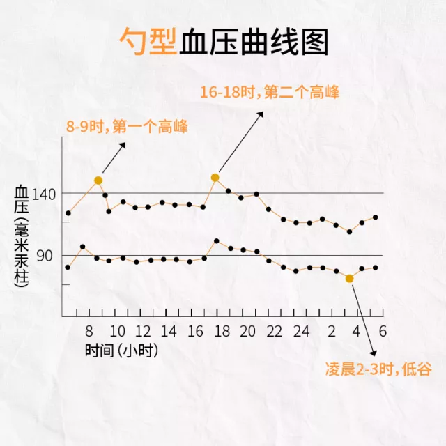 血压曲线图一天图片