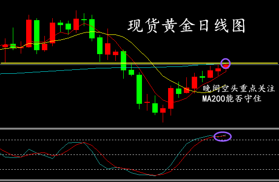 現貨黃金行情走勢分析