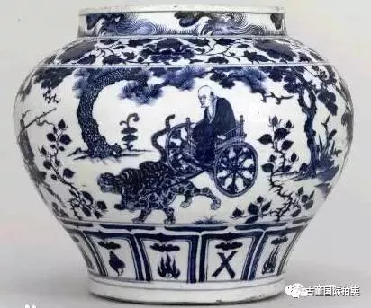 最新エルメス 【GTS】中国元・青花龍文大壷陶片13～14世紀 染付