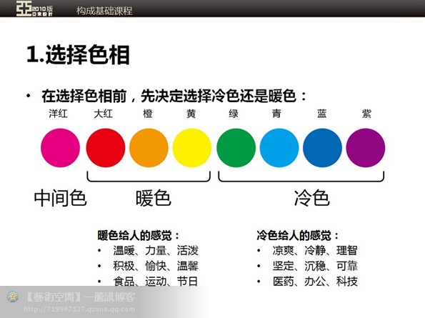 水粉顏料調色表和色彩構成理論小知識