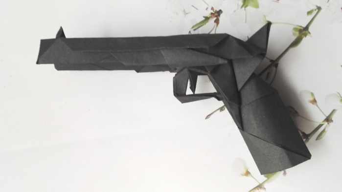 a4纸折武器图片