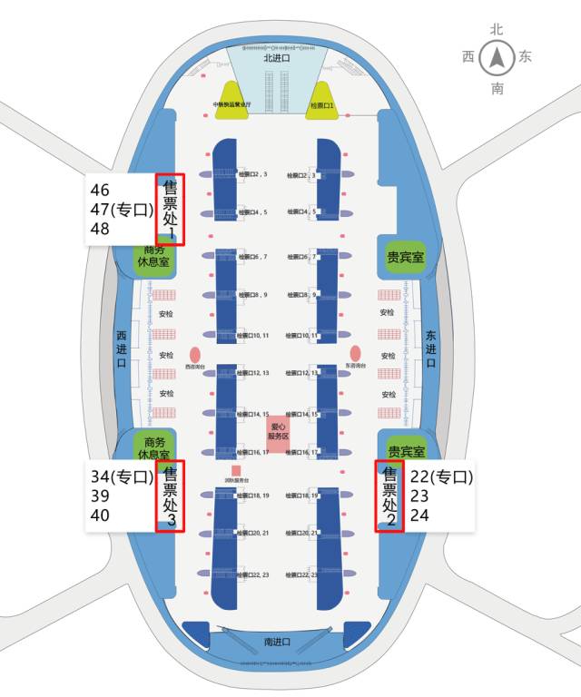 北京南站检票口分布图图片