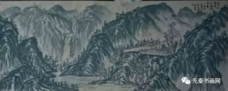 远看山有色近听水无声魏军科国画作品