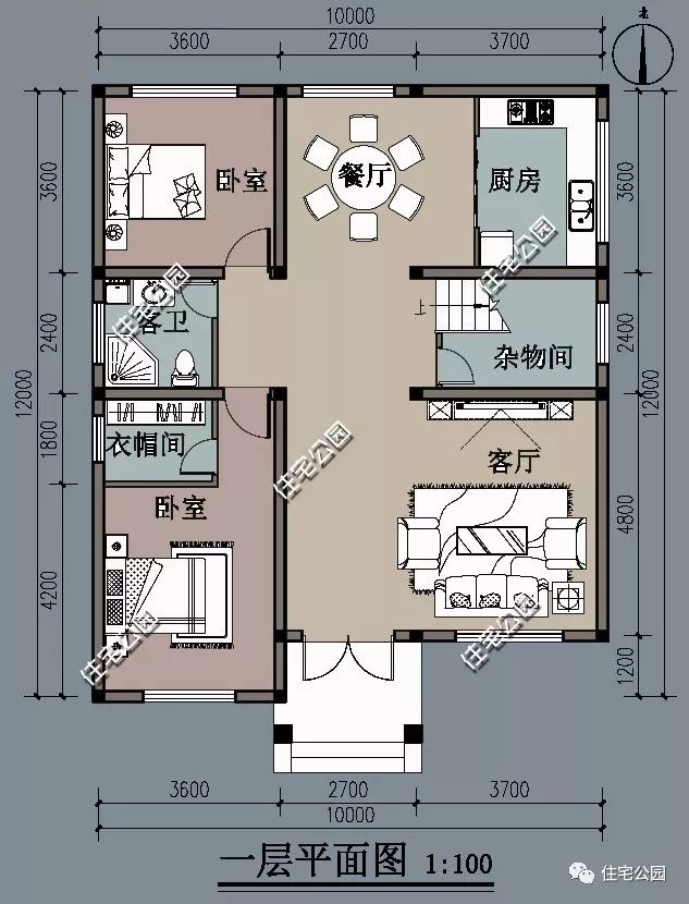 1种外观2种布局可选,10x13米经典欧式别墅(全图 视频展示)