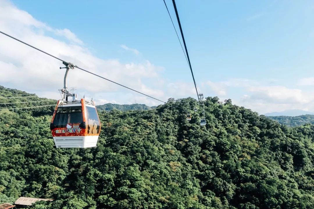 观光景点:美丽华摩天轮,北投温泉公园,台北木栅动物园,猫空缆车等祈福