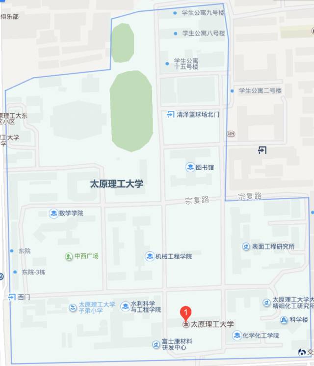 賽點:太原理工大學(迎西校區)地址:山西省太原市迎澤西大街79號附近