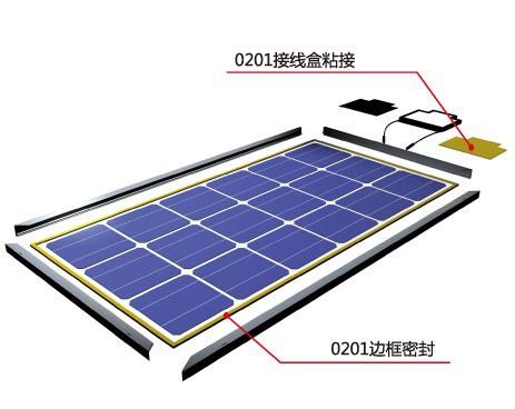太阳能电池板光伏组件密封胶铝合金边框接线盒专用硅胶的选择
