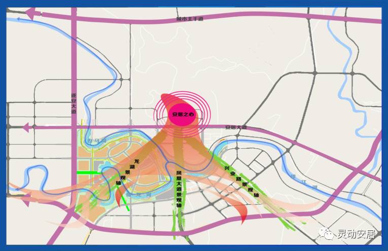 安居区最新道路规划图图片