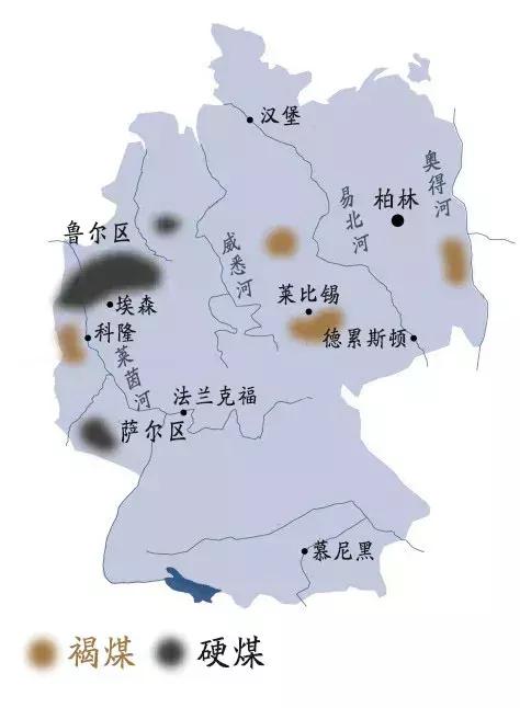 德国资源分布图图片