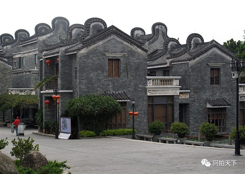 广州岭南印象园传统建筑实拍