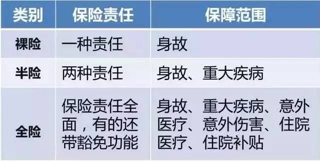 裸險半險全險傻傻分不清楚