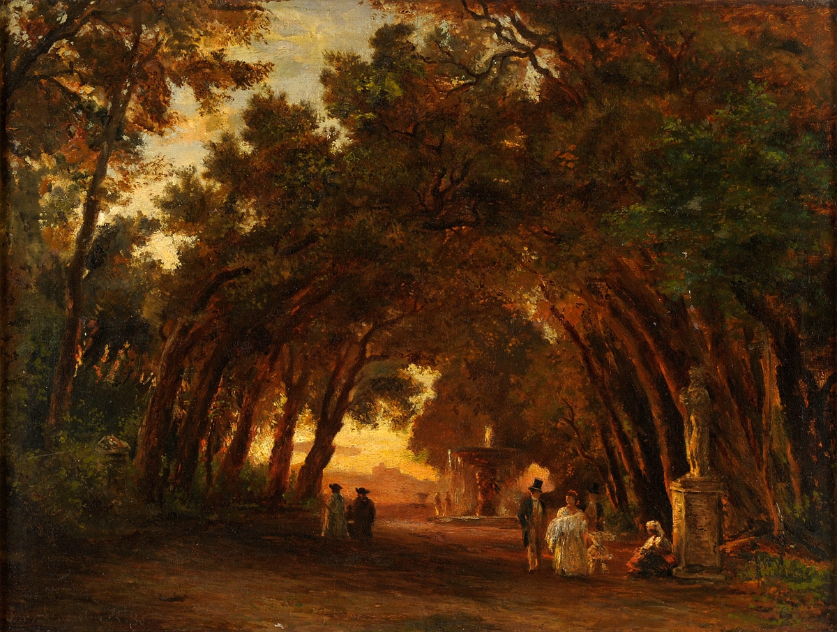 德国油画大师 Oswald Achenbach 风景油画作品合辑（肆）