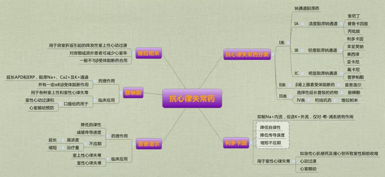 藥理學思維導圖醫學生必看