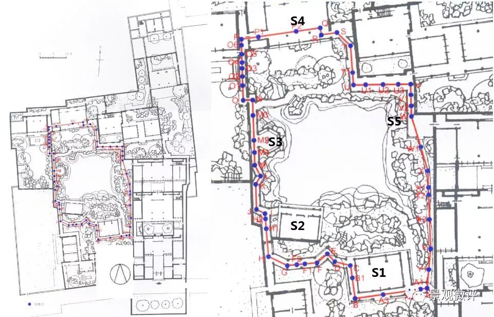网师园游览路线分析图图片