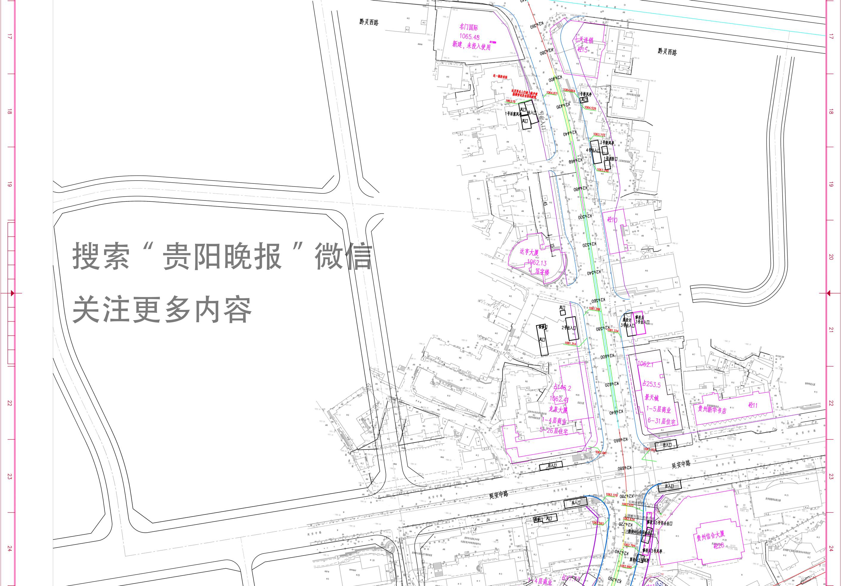 人民大道总平面图公布,红线宽40米,涉及安云路,合群路,公园路