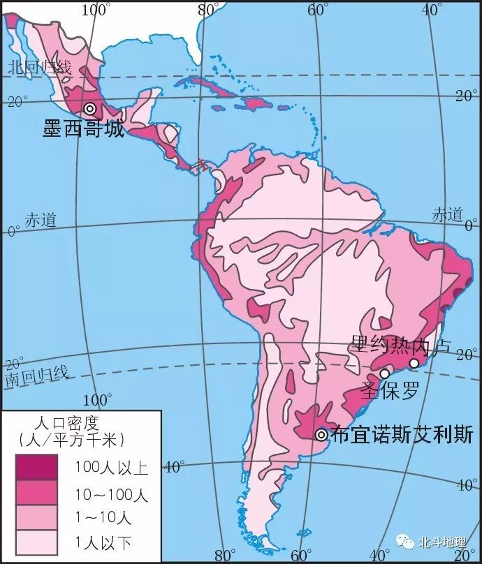 拉丁美洲山脉分布图图片