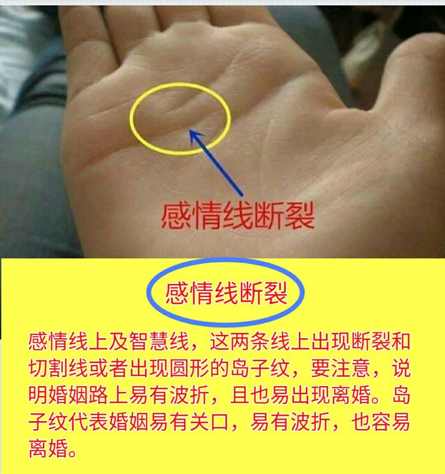 感情线断裂图片