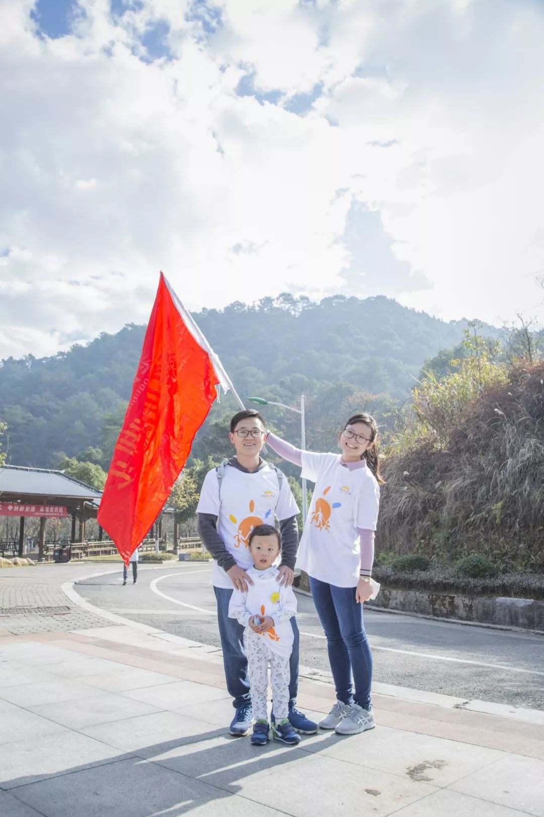 龍巖首屆親子樂跑,大景山上好壯觀!